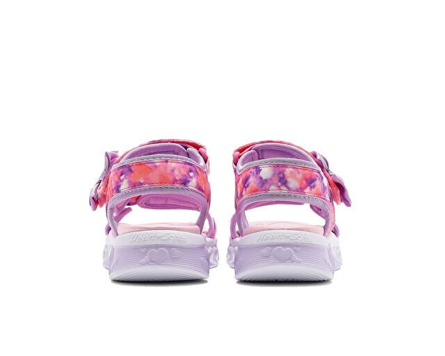 SKECHERS FLUTTER HEARTS SANDAL-BLURRY LOVE Çocuk Günlük Işıklı Sandalet 303110L-PKLV Pembe