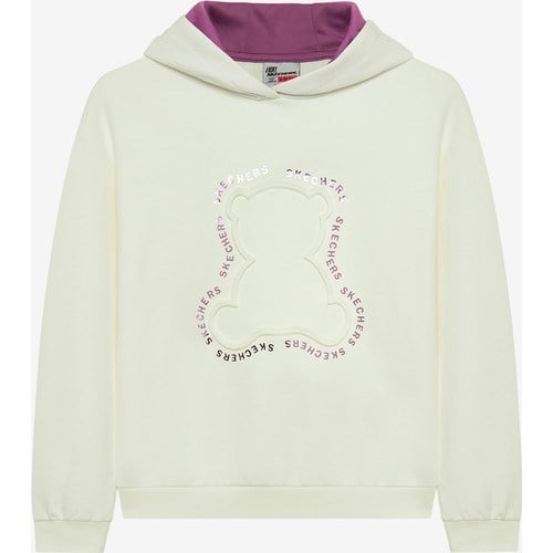 Skechers G 2Xi-Lock Loose Fit Sweatshirt Büyük Kız Çocuk Offwhite Sweatshirt Sk242035-102