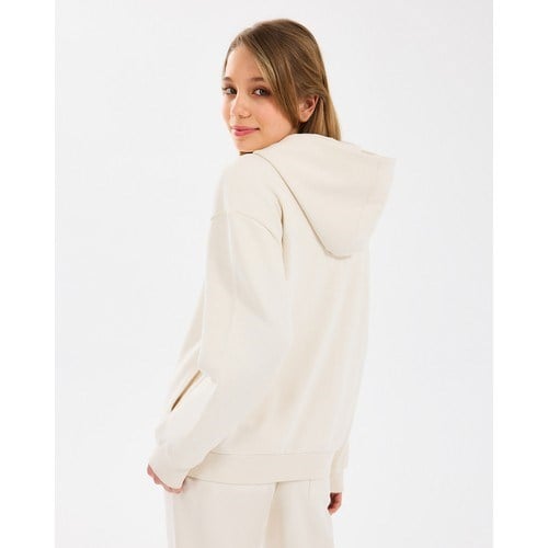 Skechers G Essentials Fullzip Hoodie Sweatshirt Büyük Kız Çocuk Offwhite Sweatshirt Sk232219-102