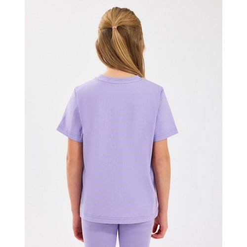 Skechers G Graphic Tee T-Shirt Büyük Kız Çocuk Mor Tshirt SK2510019-505