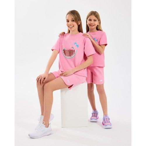 Skechers G Lw Fleece Short Büyük Kız Çocuk Pembe Şort SK2510044-610