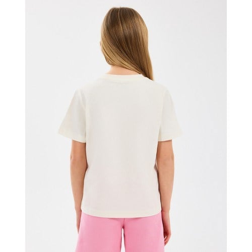 Skechers G Regular Fit Graphic Tee T-Shirt Büyük Kız Çocuk Offwhite Tshirt Sk2510115-102