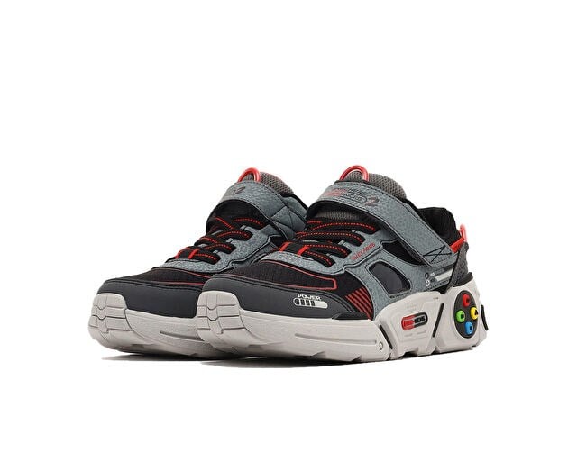 SKECHERS GAMETRONIX 2.0 Çocuk Günlük Ayakkabı 402270L-GYMT Gri