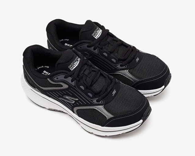SKECHERS GO RUN CONSISTENT 2.0 Kadın Koşu Ayakkabısı 128606TK-BKW Siyah