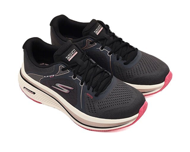 SKECHERS GO RUN ELEVATE 2.0 QUARTZ Kadın Koşu Ayakkabısı 129005-BKPK Siyah