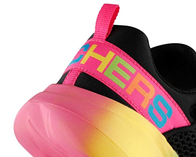 SKECHERS GO RUN FAST ELECTRIC FUN Çocuk Günlük Ayakkabı 302036L-BKMT Siyah
