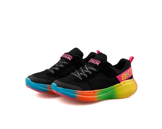 SKECHERS GO RUN FAST ELECTRIC FUN Çocuk Günlük Ayakkabı 302036L-BKMT Siyah