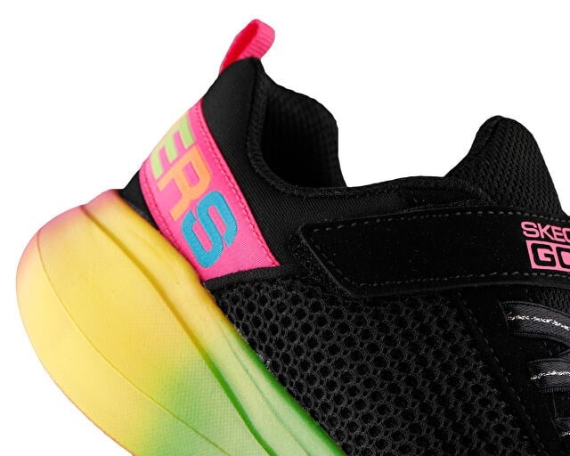 SKECHERS GO RUN FAST ELECTRIC FUN Çocuk Günlük Ayakkabı 302036L-BKMT Siyah