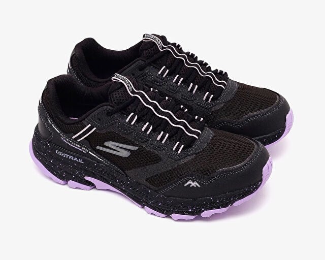 SKECHERS GO RUN TRAIL ALTITUDE 2.0-RAVINE Kadın Outdoor Ayakkabısı 180451-BKLV Siyah