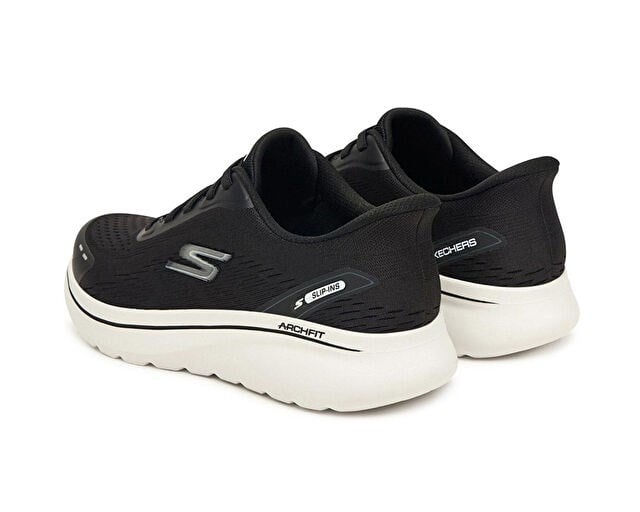 SKECHERS GO WALK ARCH FIT N-JOY Erkek Günlük Ayakkabı 217075TK-BKW Siyah