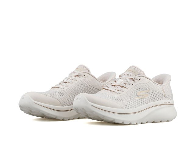SKECHERS GO WALK ARCH FIT N-JOY Kadın Günlük Ayakkabı 125852TK-NAT Bej