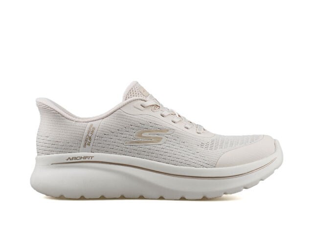 SKECHERS GO WALK ARCH FIT N-JOY Kadın Günlük Ayakkabı 125852TK-NAT Bej