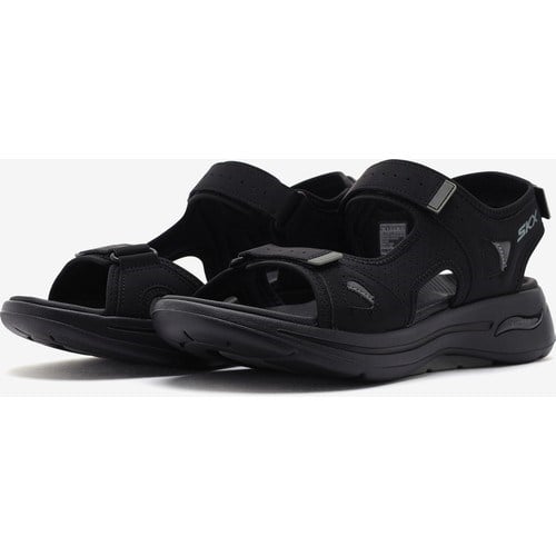 Skechers Go Walk Arch Fit Sandal-Mission Ii Erkek Siyah Sandalet 229064 Blk