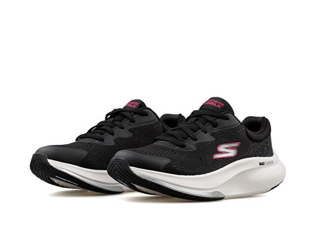 SKECHERS GO WALK MAX WALKER Kadın Koşu Ayakkabısı 125053-BKW Siyah