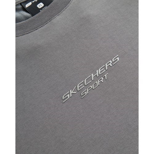 Skechers Graphic T-Shirt M Short Sleeve Erkek Gri Tshirt S231094-003