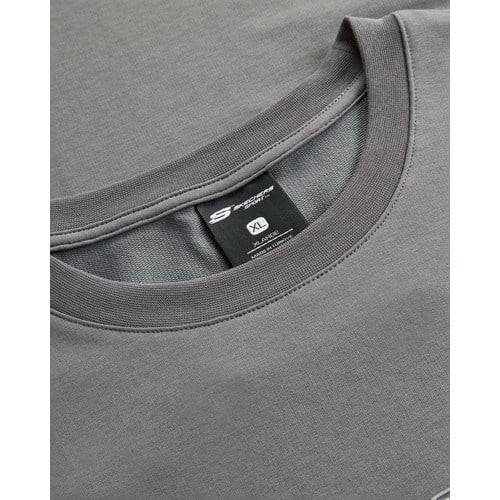 Skechers Graphic T-Shirt M Short Sleeve Erkek Gri Tshirt S231094-003