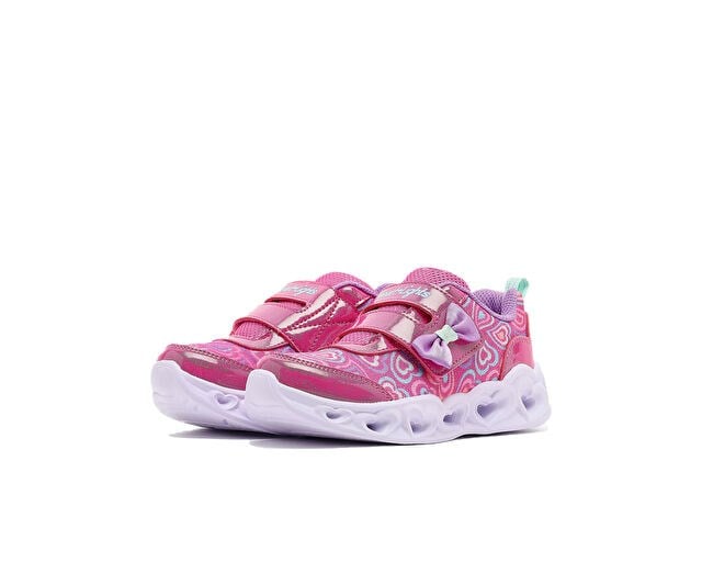 SKECHERS HEART LIGHTS BOOGIE LAND Bebek Günlük Işıklı Ayakkabı 303258N-HPMT Pembe