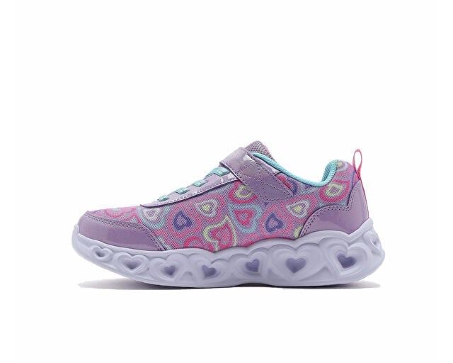 SKECHERS HEART LIGHTS-BOOGIE LOVE Çocuk Günlük Işıklı Ayakkabı 303257L-LVMT Mor