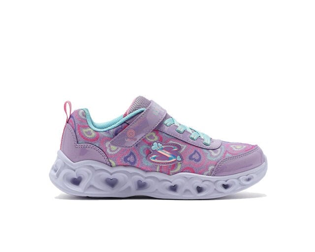 SKECHERS HEART LIGHTS-BOOGIE LOVE Çocuk Günlük Işıklı Ayakkabı 303257L-LVMT Mor