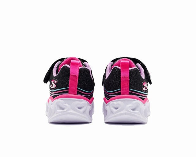 SKECHERS HEART LIGHTS - RETRO HEARTS Çocuk Günlük Işıklı Ayakkabı 302689L-BKMT Siyah