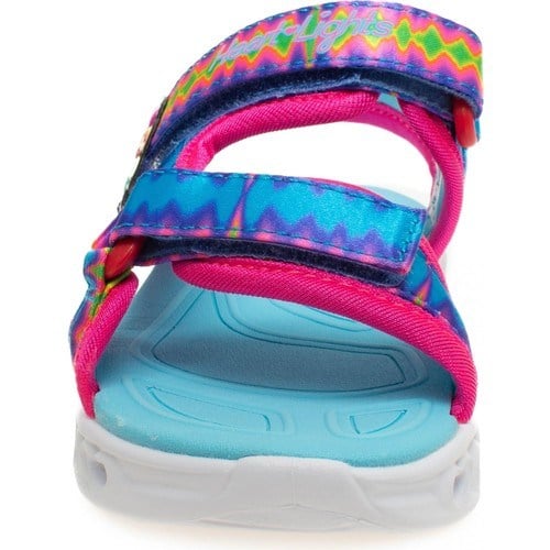 Skechers Heart Lights Sandals Küçük Kız Çocuk Çok Renkli Işıklı Sandalet 302675N Mlt