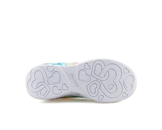 SKECHERS INFINITE HEART LIGHTS Çocuk Günlük Işıklı Ayakkabı 303755L-SMLT Çok Renkli