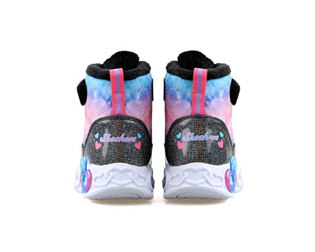 SKECHERS INFINITE HEART LIGHTS Çocuk Günlük Işıklı Bot 303054L-BKMT Çok Renkli