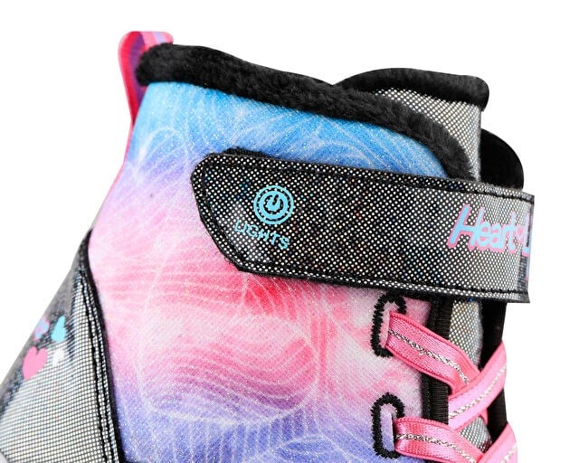 SKECHERS INFINITE HEART LIGHTS Çocuk Günlük Işıklı Bot 303054L-BKMT Çok Renkli