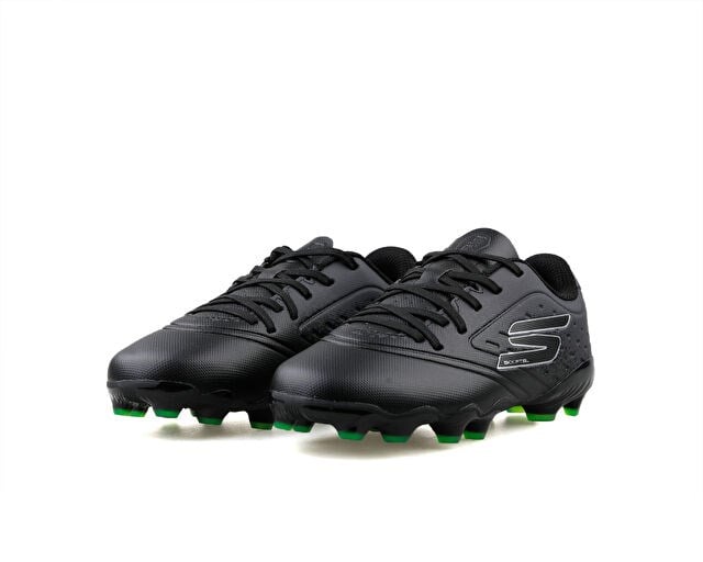 SKECHERS JR YOUTH FG Çocuk Çim Zemin Kramponu 252060L-BKSL Siyah