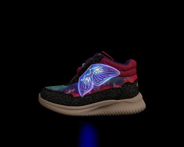 SKECHERS JUMPSTERS Bebek Günlük Işıklı Ayakkabı 303469N-BKHP Siyah