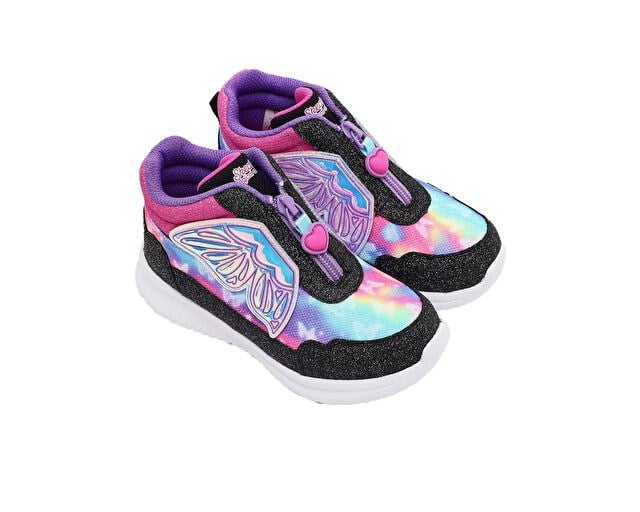 SKECHERS JUMPSTERS Bebek Günlük Işıklı Ayakkabı 303469N-BKHP Siyah