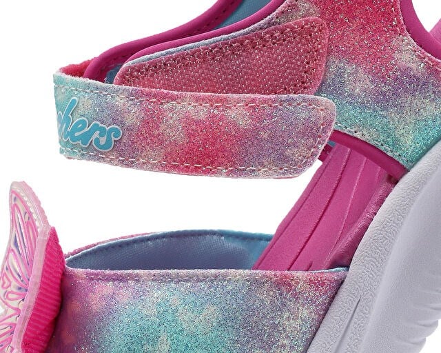 SKECHERS JUMPSTERS SANDAL - BUTTERFLY BRITES Çocuk Günlük Sandalet 303109L-PKMT Pembe