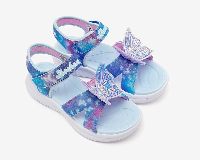 SKECHERS JUMPSTERS SANDAL Çocuk Günlük Sandalet 303109L-BLMT Mavi