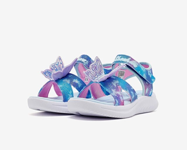 SKECHERS JUMPSTERS SANDAL Çocuk Günlük Sandalet 303109L-BLMT Mavi