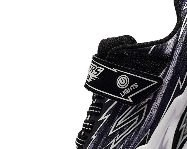 SKECHERS LIGHT STORM 2.0 - BOLT-BRIGHTS Çocuk Günlük Işıklı Ayakkabı 400149L-BKGY Siyah
