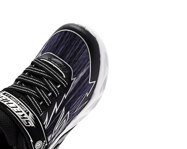 SKECHERS LIGHT STORM 2.0 - BOLT-BRIGHTS Çocuk Günlük Işıklı Ayakkabı 400149L-BKGY Siyah