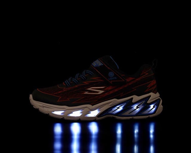 SKECHERS LIGHT STORM 2.0 BOLT-BRIGHTS Çocuk Günlük Işıklı Ayakkabı 400149L-BKRD Siyah