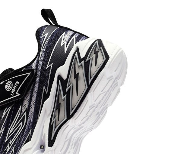 SKECHERS LIGHT STORM 2.0 - BOLT-BRIGHTS Çocuk Günlük Işıklı Ayakkabı 400149L-BKGY Siyah