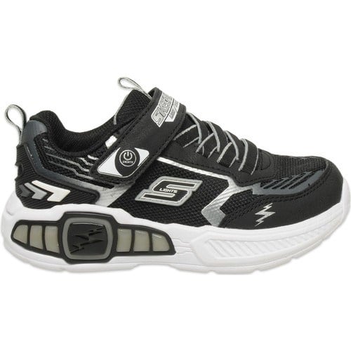 Skechers Light Storm 3.0 Büyük Erkek Çocuk Siyah Işıklı Spor Ayakkabı 400151L Bksl