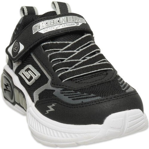 Skechers Light Storm 3.0 Büyük Erkek Çocuk Siyah Işıklı Spor Ayakkabı 400151L Bksl