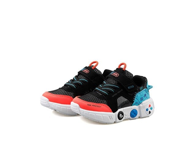 SKECHERS LIL GAMETRONIX Bebek Günlük Ayakkabı 402262N-BKMT Siyah