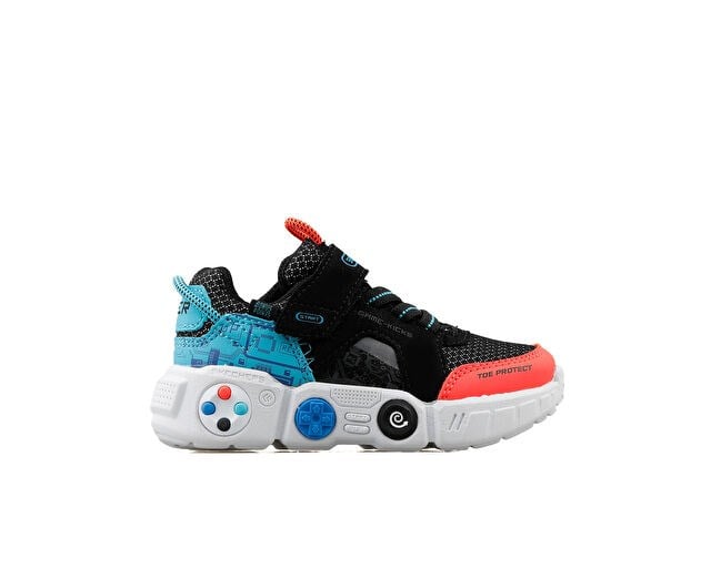 SKECHERS LIL GAMETRONIX Bebek Günlük Ayakkabı 402262N-BKMT Siyah
