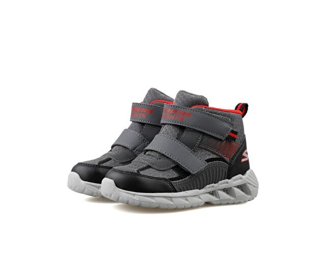 SKECHERS MAGNA Bebek Günlük Işıklı Bot 401504N-CCBK Gri