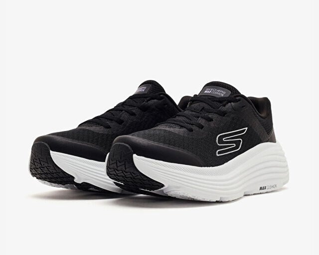 SKECHERS MAX CUSHIONING ENDEAVOUR Kadın Koşu Ayakkabısı 129470-BKW Siyah