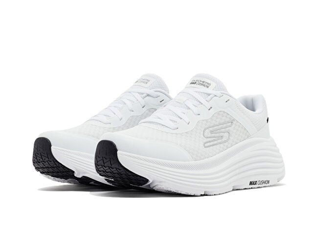 SKECHERS MAX CUSHIONING ENDEAVOUR Kadın Koşu Ayakkabısı 129470-WBK Beyaz