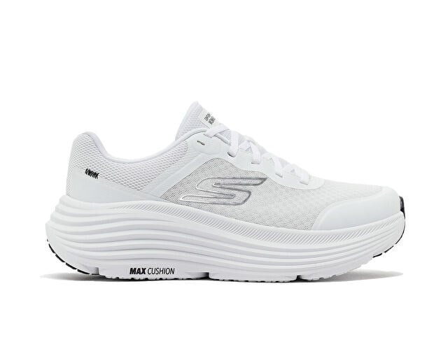 SKECHERS MAX CUSHIONING ENDEAVOUR Kadın Koşu Ayakkabısı 129470-WBK Beyaz