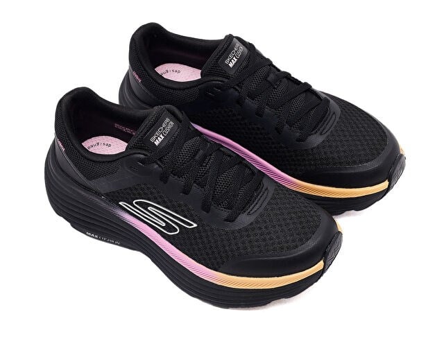 SKECHERS MAX CUSHIONING ENDEAVOUR Kadın Koşu Ayakkabısı 129470-BKPK Siyah