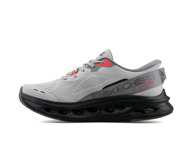 SKECHERS MAX CUSHIONING GLIDE-STEP - ADVERT Erkek Koşu Ayakkabısı 220421-GYBK Gri