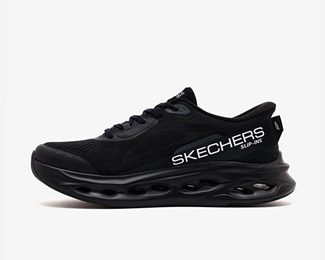 SKECHERS MAX CUSHIONING GLIDE-STEP Erkek Koşu Ayakkabısı 220421-BBK Siyah