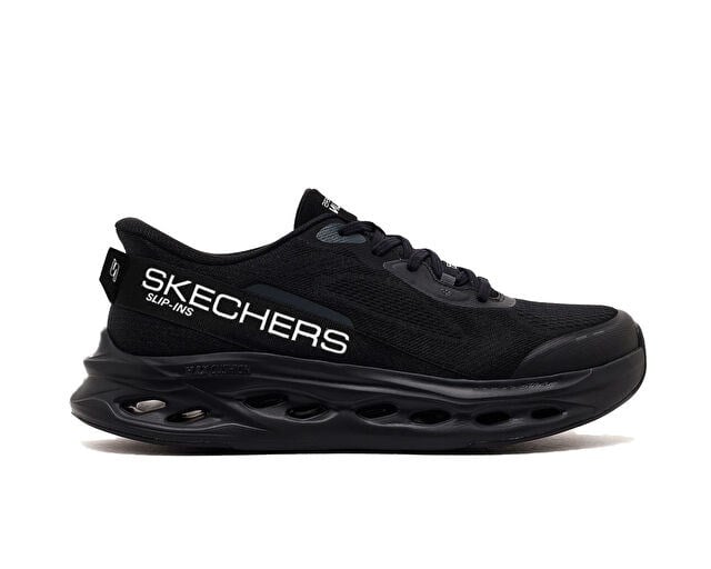 SKECHERS MAX CUSHIONING GLIDE-STEP Erkek Koşu Ayakkabısı 220421-BBK Siyah